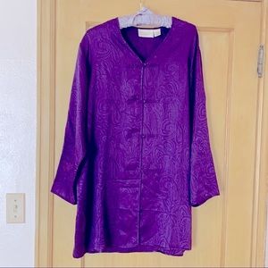 Victoria’s Secret gold label silk pajama top